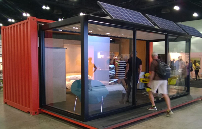 mobile container hotel room