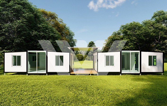Double combined expandable container house (Series No. WZHKZX50 / 100)
